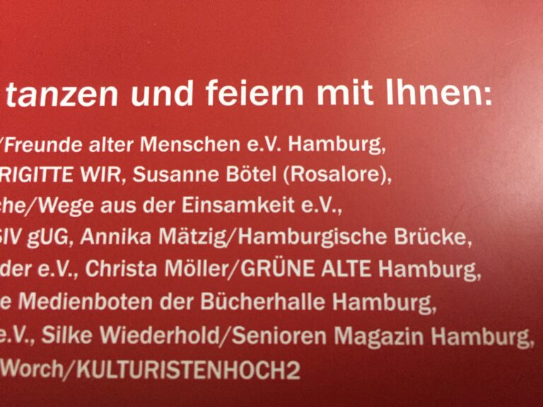 Weltseniorentag mit den Grünen Alten!
