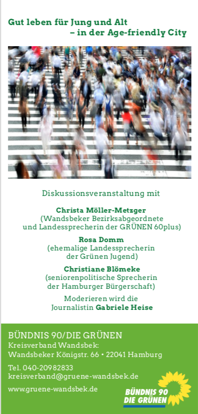 Hamburg soll Age-friendly City werden