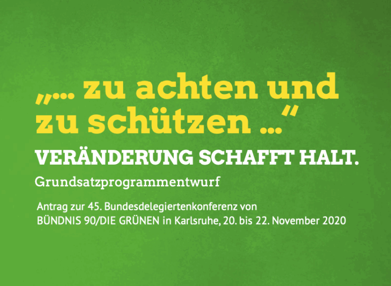 Der neue Grundsatzprogramm-Entwurf ist da