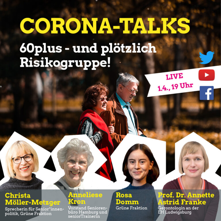 Livestream: 60plus – und plötzlich Risikogruppe?