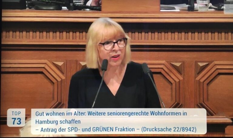Gut wohnen im Alter – weitere seniorengerechte Wohnformen in Hamburg schaffen